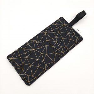 Neceser íntimo lineas negro