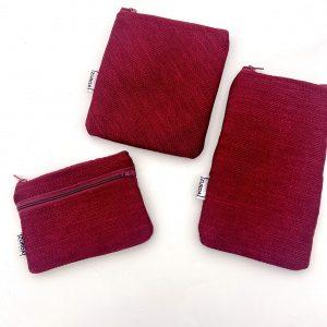 Trio Red con neceser plano